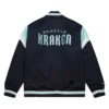 Seattle Kraken Cooperstown Navy Blue Jacket 1