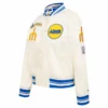 Seattle Mariners Retro Classic Womens Satin Varsity Jacket White