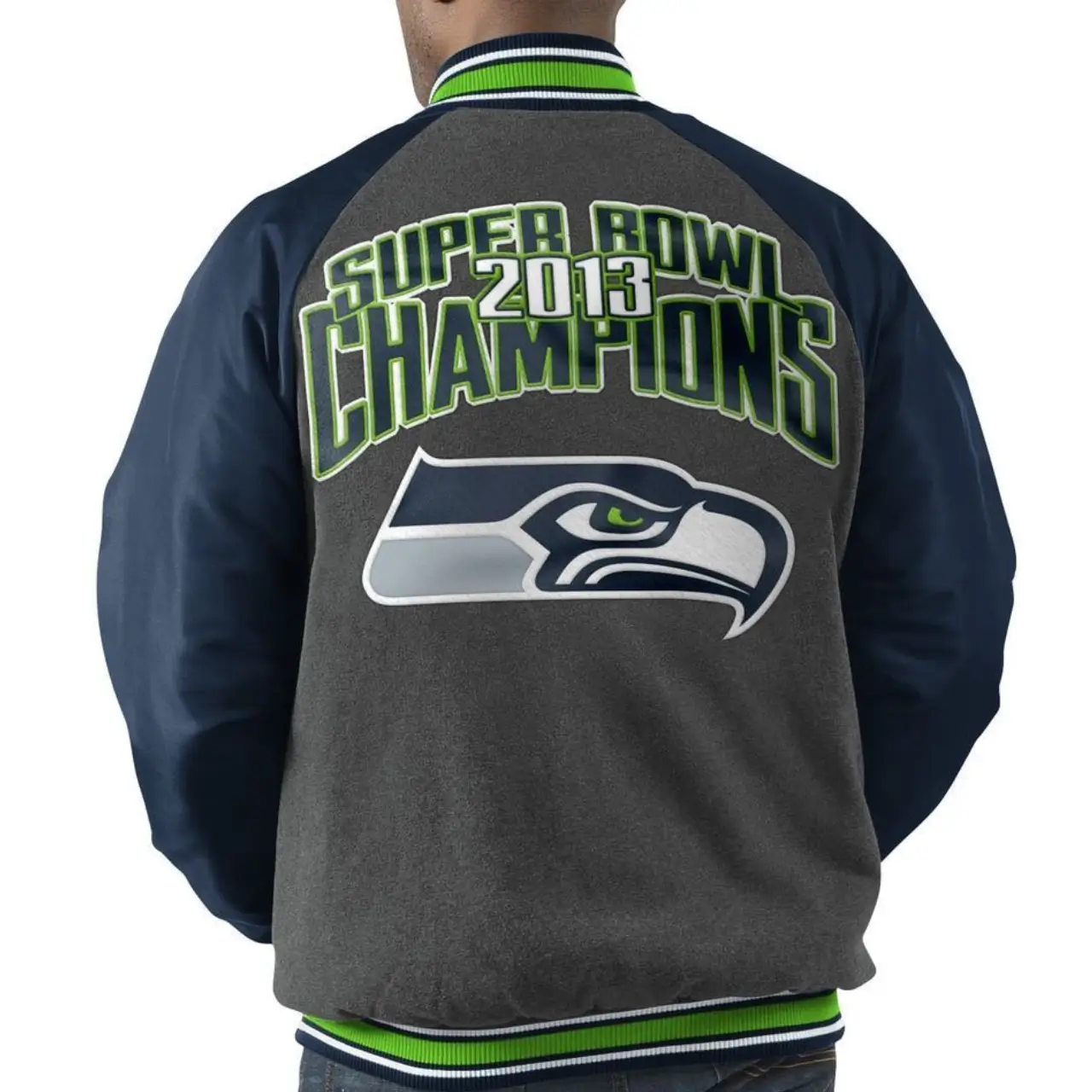 Seattle Seahawks Champions Commemorative Varsity Jacket 1