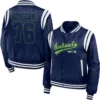 Seattle Seahawks Classic Rib Varsity Jacket 2
