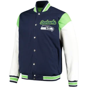 Seattle Seahawks Elite Commemorative G-III Sports by Carl Banks Varsity Jacket