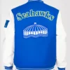 Seattle Seahawks Retro Classic Rib Varsity Jacket 1
