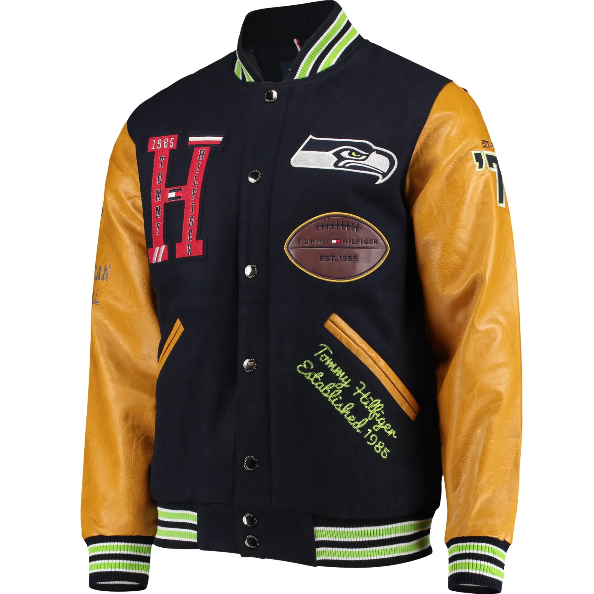 Seattle Seahawks Tommy Hilfiger Heritage Varsity Jacket