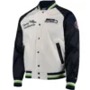 Seattle Seahawks Tommy Hilfiger The Varsity Raglan Varsity Jacket