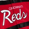 Special Script Heavyweight Satin Jacket Cincinnati Reds 3