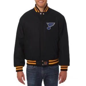 St. Louis Blues One Color Varsity Jacket