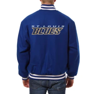 St. Louis Blues Wool Varsity Jacket 1