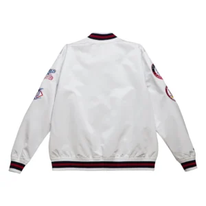St. Louis Cardinals City Collection Satin Varsity Jacket – Cream 1