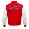 St. Louis Cardinals Classic Logo Wool & Leather Varsity Jacket 3
