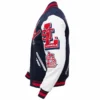 St. Louis Cardinals Mashup Full-Snap Navy Blue and White Varsity Wool Jacket For Men's
