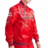St. Louis Cardinals Mashup Red Varsity Jacket For Men's