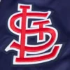 St. Louis Cardinals Mashup Satin Varsity Jacket – Navy 6