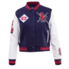St. Louis Cardinals Mashup Women’s Wool & Leather Varsity Jacket
