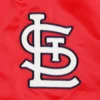 St. Louis Cardinals Pick & Roll Full-Snap Satin Varsity Red Jacket 2