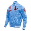 St. Louis Cardinals Retro Classic Blue Satin Varsity Jacket