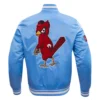 St. Louis Cardinals Retro Classic Blue Satin Varsity Jacket 3