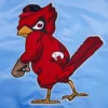 St. Louis Cardinals Retro Classic Blue Satin Varsity Jacket 4