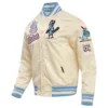 St. Louis Cardinals Retro Classic White Satin Varsity Jacket