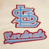 St. Louis Cardinals Retro Classic White Satin Varsity Jacket 5