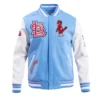 St. Louis Cardinals Retro Classic Wool & Leather Varsity Jacket – BlueWhite 2