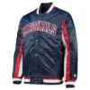 St. Louis Cardinals The Ace Satin Varsity Navy Jacket