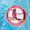 St. Louis Cardinals The Captain III Satin Varsity Blue Jacket 2