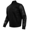 St. Louis Cardinals Triple Black Wool & Leather Varsity Jacket – Black