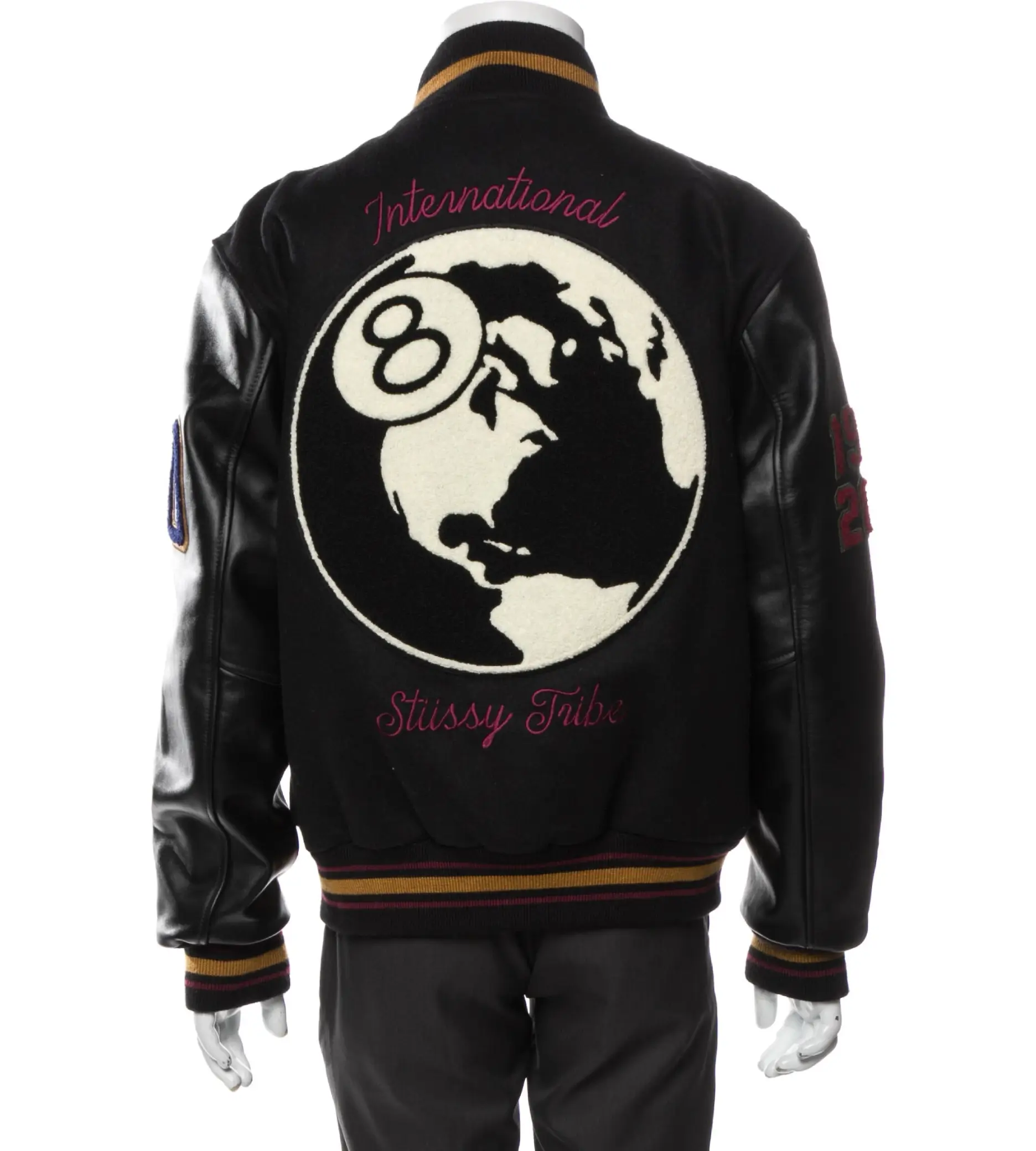 Stussy 8 Ball 40th Anniversary IST Varsity Jacket 5