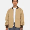 Stussy 8 Ball Brown Quilted Liner Jacket