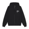 Stussy 8 Ball Full Zip Black Hoodie