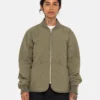 Stussy 8 Ball Olive Quilted Liner Jacket 2