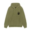 Stussy 8 Ball Pigment Dyed Green Hoodie