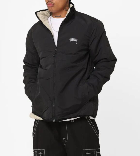 Stussy 8 Ball Sherpa Reversible Jacket 4