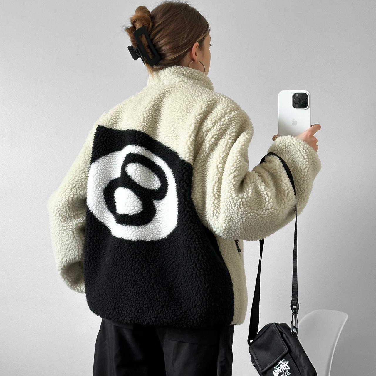 Stussy 8 Ball Sherpa Reversible Jacket 6