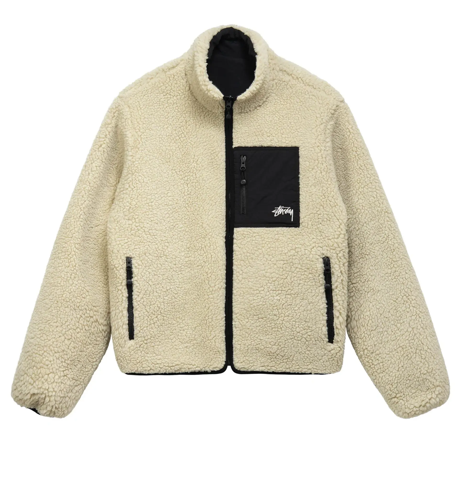 Stussy 8 Ball Sherpa Reversible Jacket