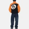 Stussy 8 Ball Sherpa Reversible Orange Jacket 4