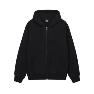 Stussy Buana Stock Full Zip Black Hoodie