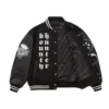 Supreme Bounty Hunter Black Wool and Leather Varsity Jacket 2