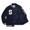 Supreme New Era MLB Black Varsity Jacket 2