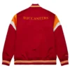 Tampa Bay Buccaneers Cooperstown Heavyweight Full-Snap Satin Varsity Jacket 1