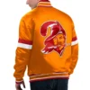 Tampa Bay Buccaneers Home Game Gridiron Classics Satin Varsity Jacket 1
