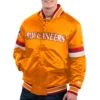 Tampa Bay Buccaneers Home Game Gridiron Classics Satin Varsity Jacket