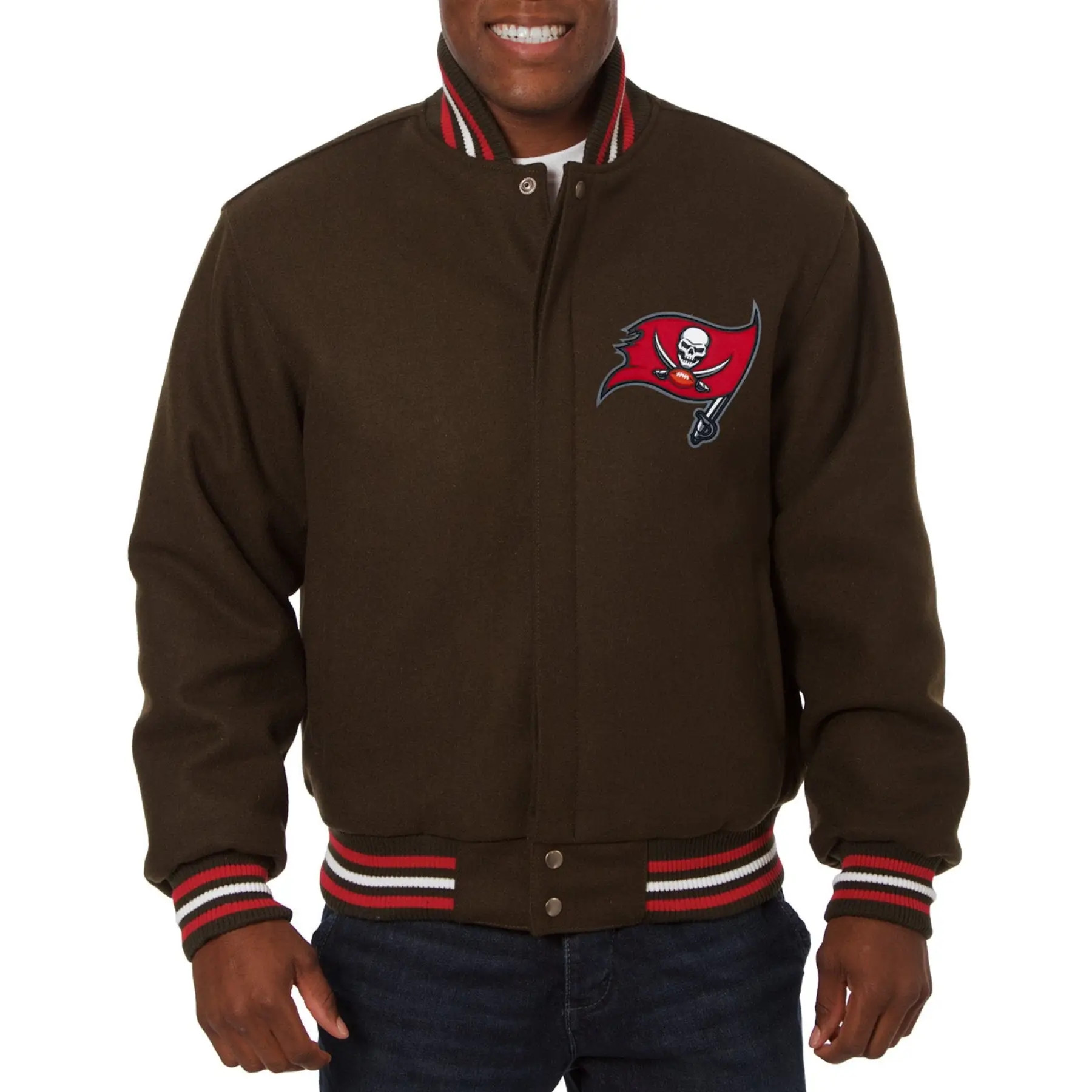 Tampa Bay Buccaneers One Color Varsity Jacket