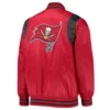 Tampa Bay Buccaneers Prime Time Full-Snap Satin Varsity Jacket 1