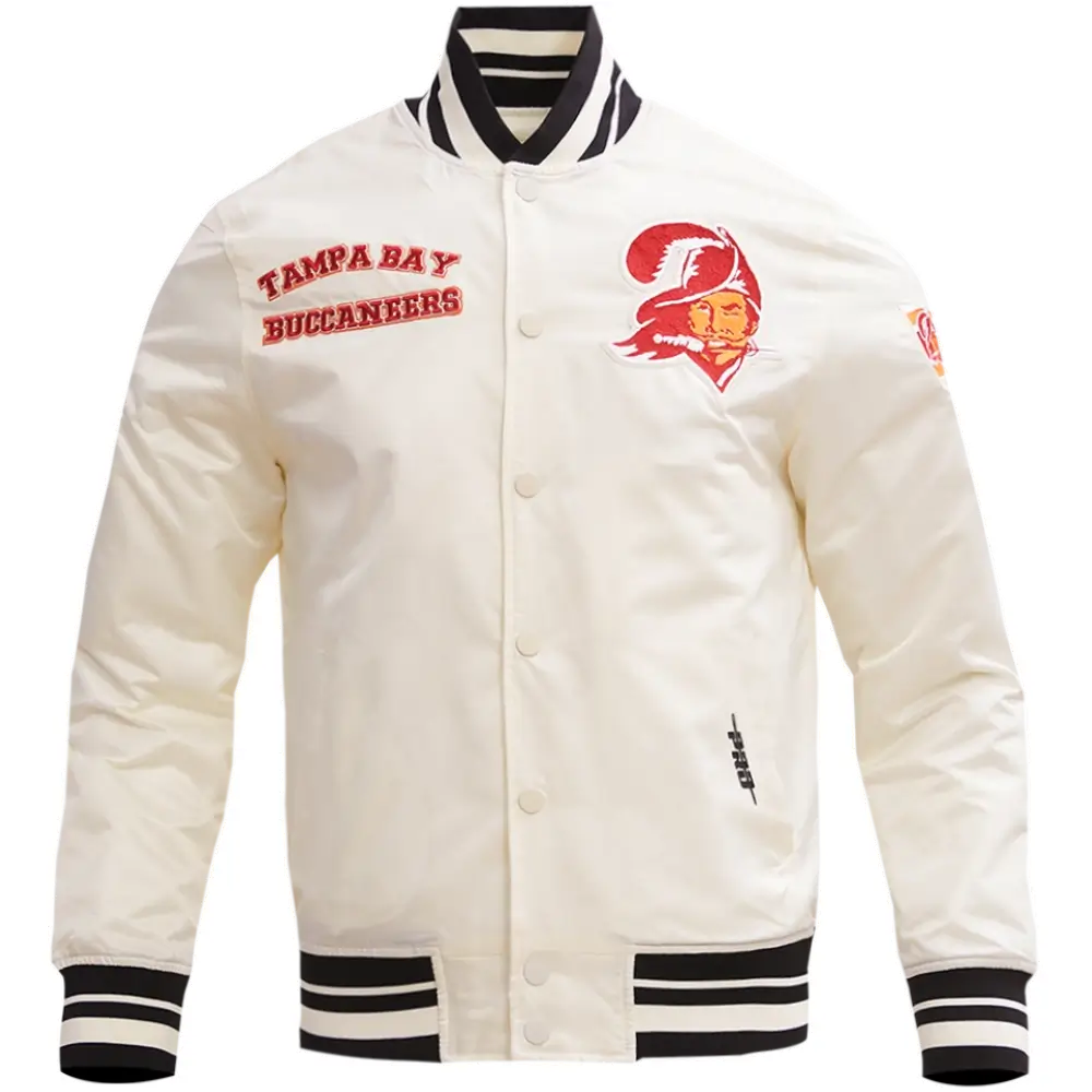 Tampa Bay Buccaneers Retro Classic Satin Varsity Jacket