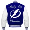 Tampa Bay Lightning Letterman Wool Varsity Jacket 1