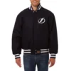 Tampa Bay Navy Blue Wool Varsity Jacket