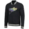 Tampa Bay Rays Pack Pro Camden Full-Zip Track Varsity Black Jacket