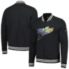 Tampa Bay Rays Pack Pro Camden Full-Zip Track Varsity Black Jacket 2