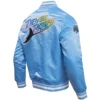 Tampa Bay Rays Retro Classic Men’s Full-Snap Satin Varsity Jacket 1